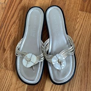 Anne Klein New York Dressy Flip Flop Sandals